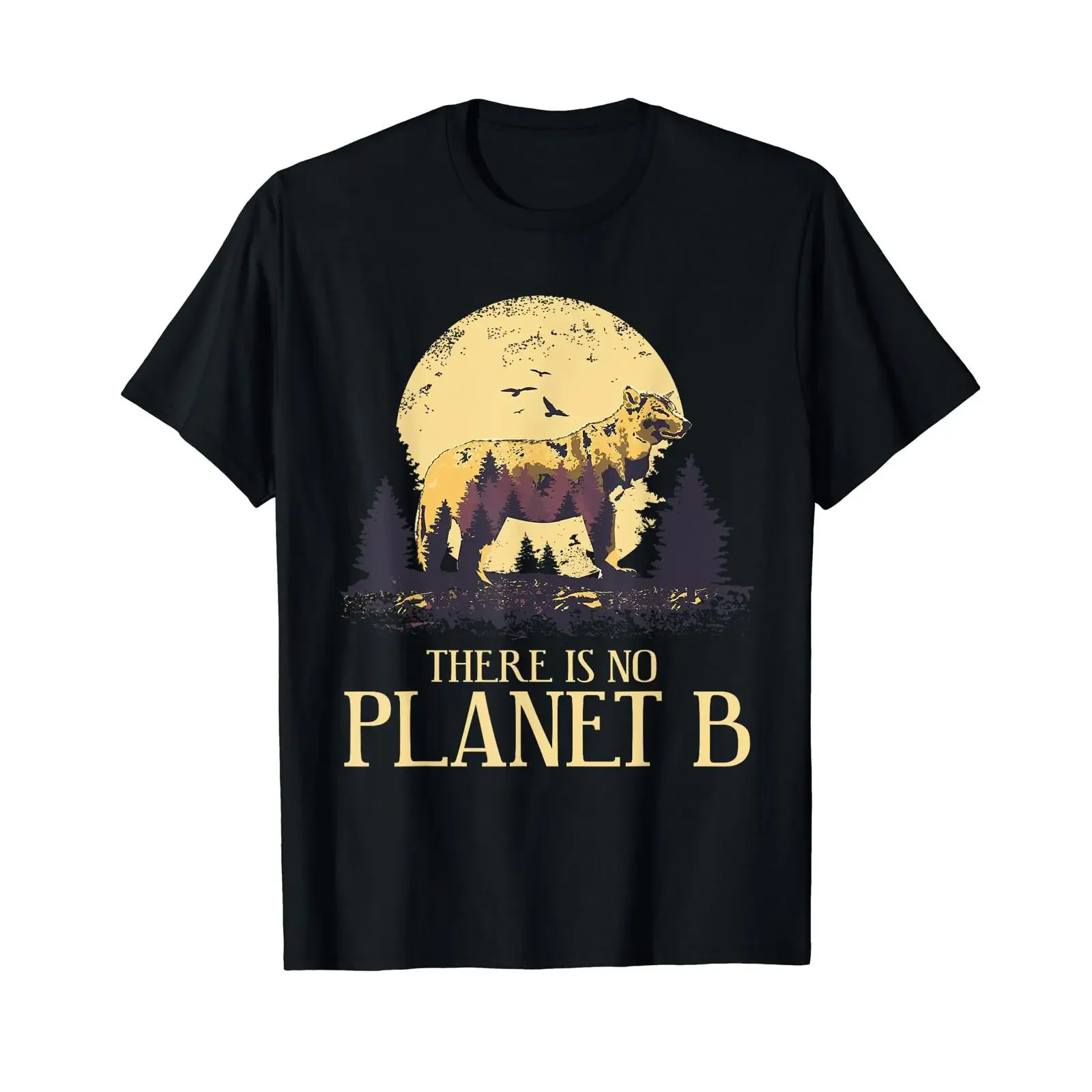 There is no Planet B Environmental Protection Nature Climate T Shirt vintage Washed Unisex Stretched Casual Comfortable graphic