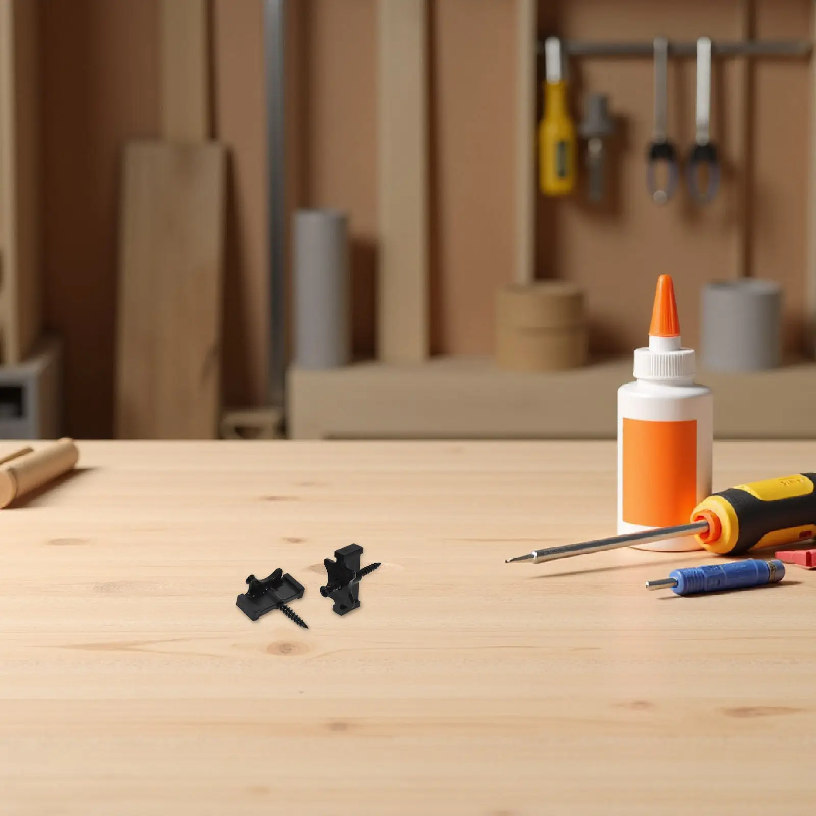1 Conjunto de Fixadores Ocultos para Decks Compostos, Clipes Plásticos para Decks, Sistema de Clipes Iniciais para Instalação de Decks em Varandas e Jardins