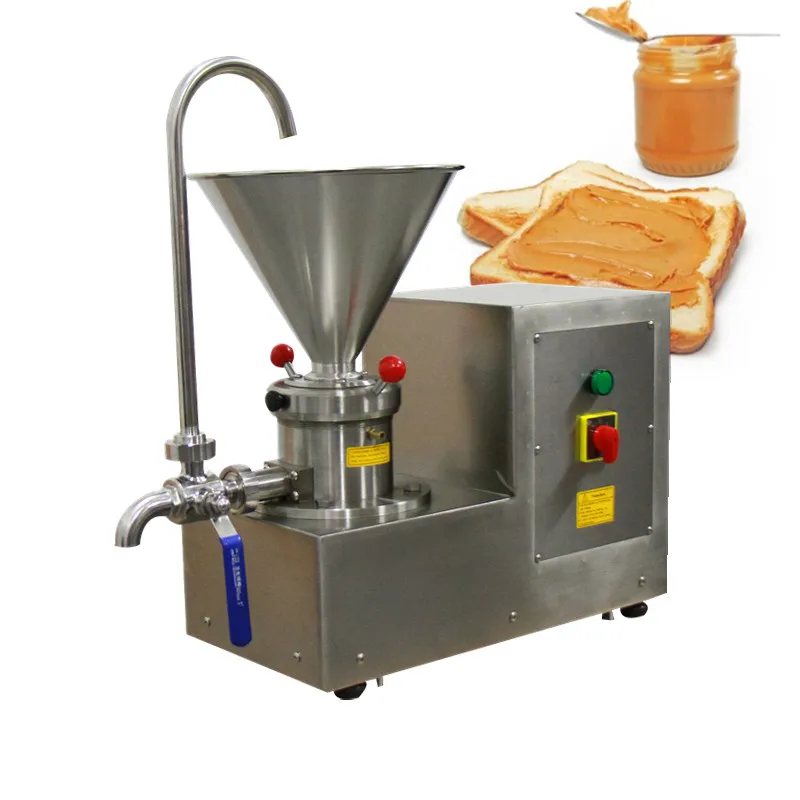 JMS60 Peanut Butter Machine Industrial Stainless Steel Black Sesame Colloid Mill Tomato Sauce Making Machine