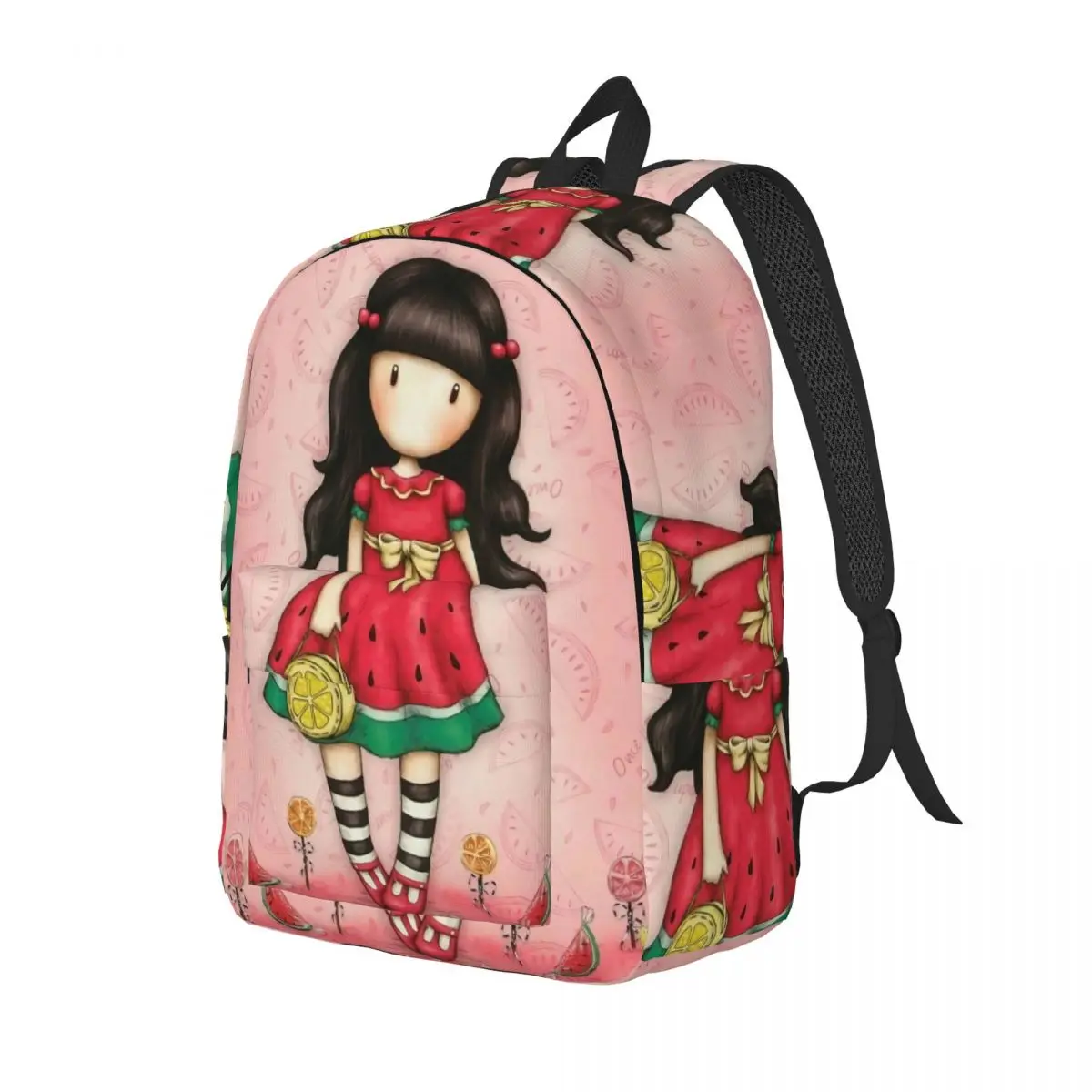 Santoro Gorjuss per uomo donna studente scuola Bookbag anguria Daypack medio alto College all'aperto