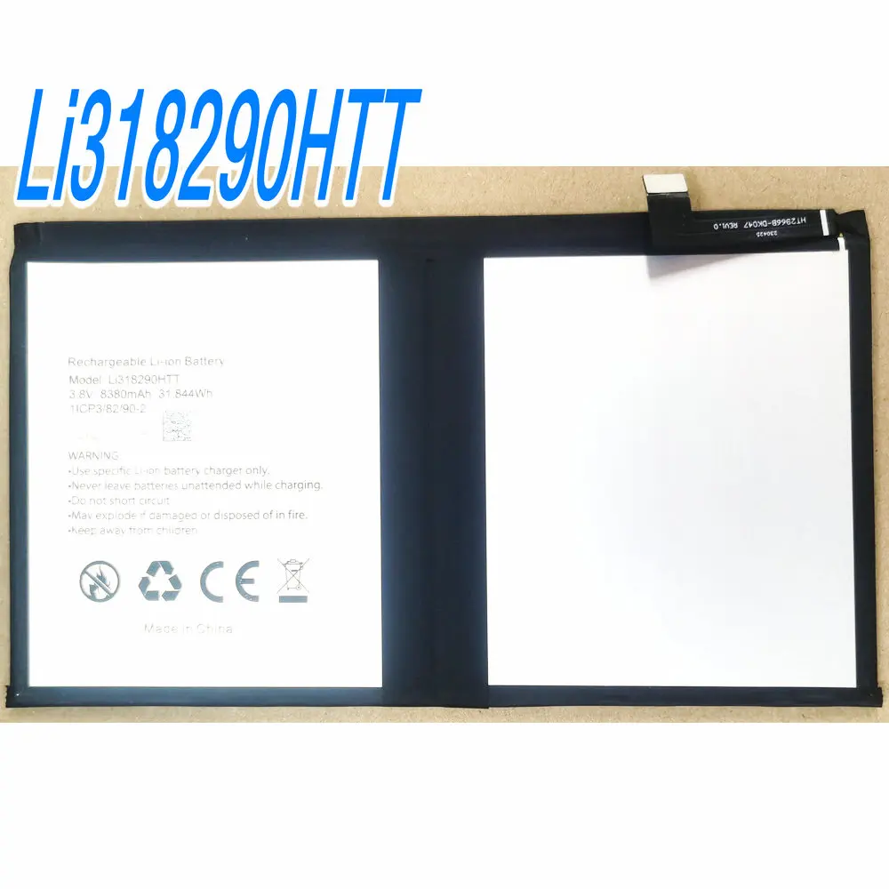 

Сменный литий-ионный полимерный аккумулятор Li318290HTT, 3,8 В, 8380 мАч, 2025 год, для Blackview 1ICP3/82/90-2