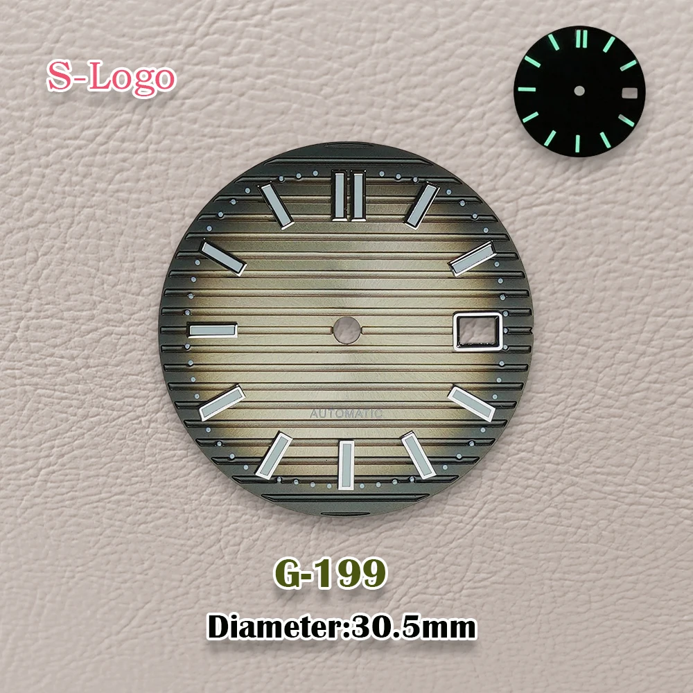 Quadrante con logo S da 30,5 mm Quadrante Nautilus NH35 orologio subacqueo meccanico automatico Adatto per quadrante con movimento NH36 Strumenti di riparazione