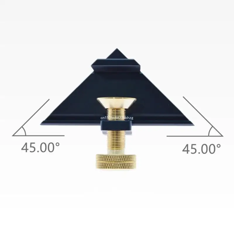 25mm/0.98In Double 45 Degree Cutting Guide Closely Fit Woodworking Gauge Machinery Parts Dropship