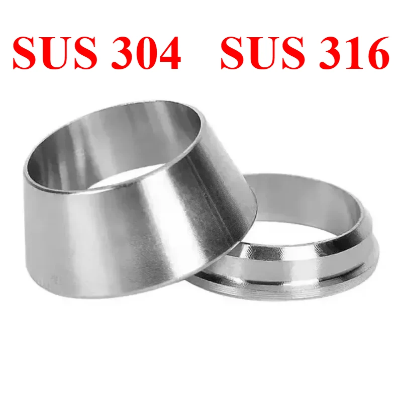 Raccord de compression à double ferrule en acier inoxydable 304 316, 2 3 4 5 6 8 10 12 14 15 16-25 mm, 1/8" 1/4" 3/8" 1/2" 3/4" 1"