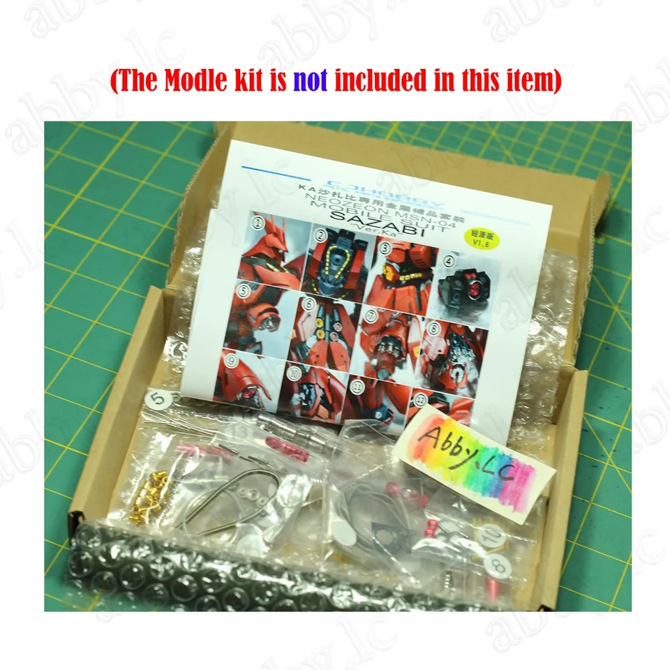 Mg 1/100 MSN-04 sazabi ver ka cj hobby用スペアメタルパーツ,スペア