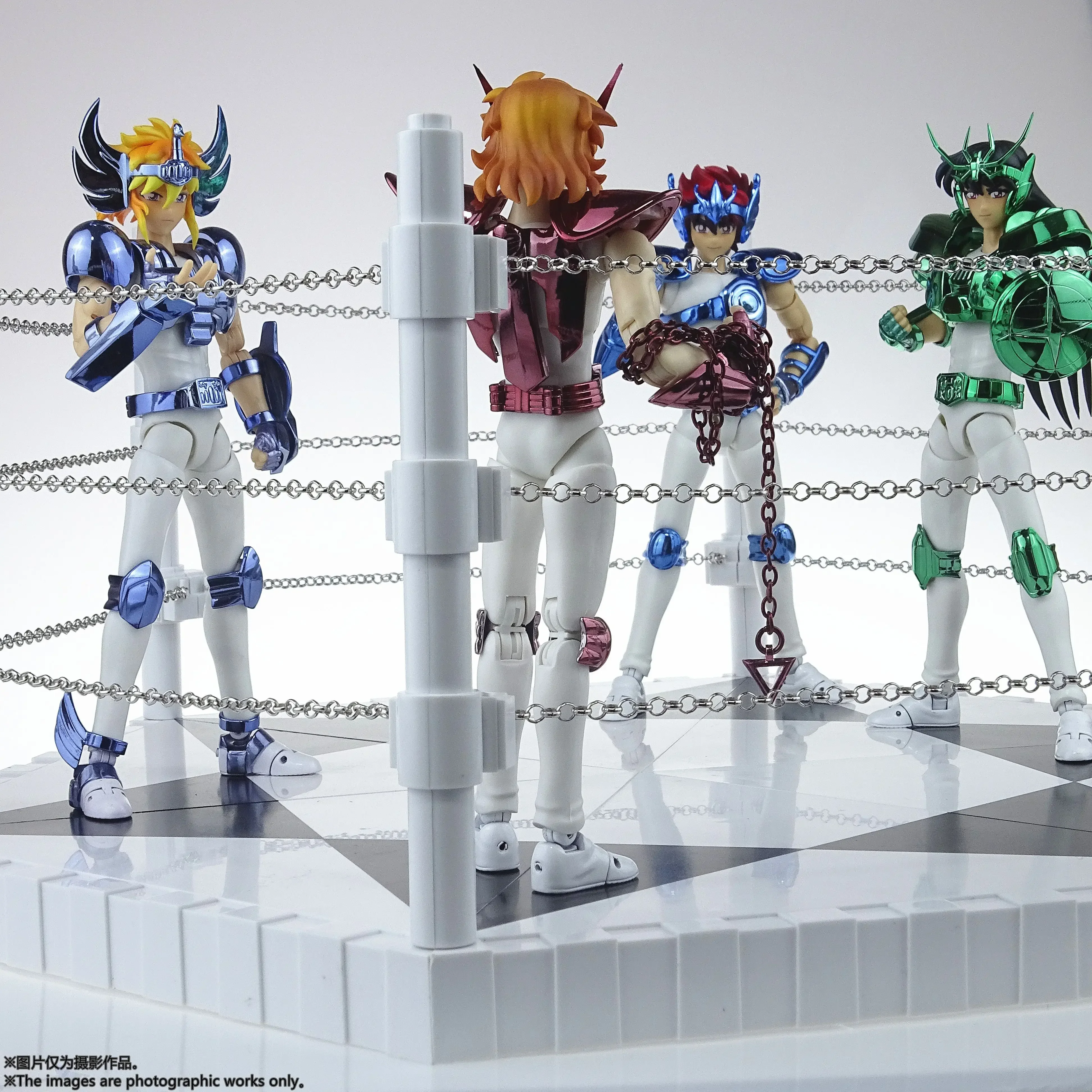 ในสต็อก Saint Seiya Myth Cloth EX Seiya Galaxy Arena Bronze อัศวินของ Zodiac PCV อะนิเมะ Action Figure อุปกรณ์เสริมของเล่นอะไหล่