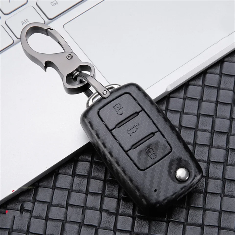 

Car Key Case Cover Key Bag For Volkswagen VW Golf 3 4 5 6 Mk4 Mk6 Passat B5 B6 B7 B8 Cc Polo Tiguan Mk2 Touran Jetta 6 Bora Mk6