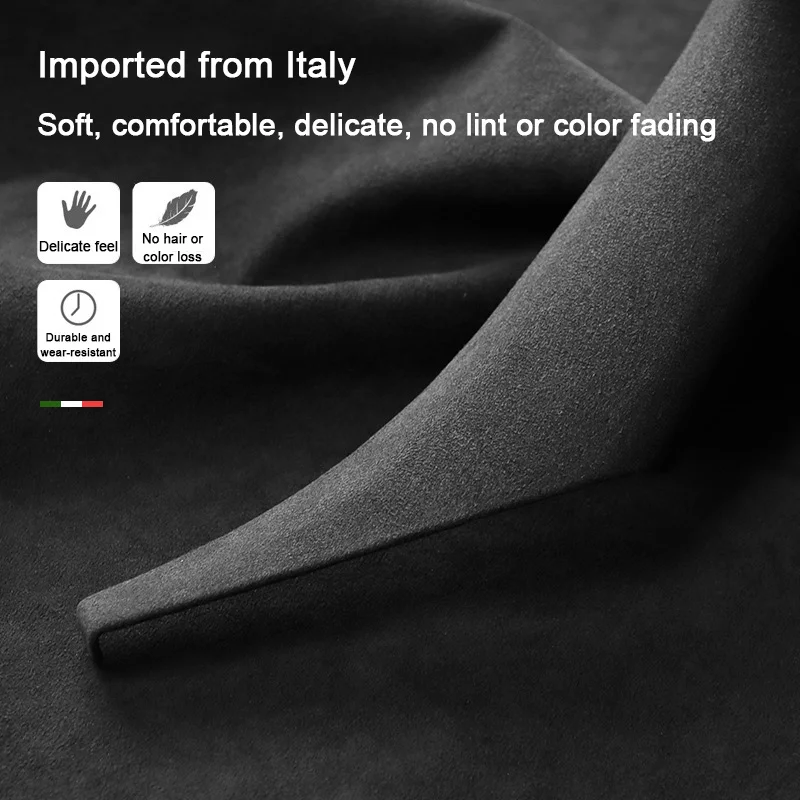 ل BMW X3 X4 G01 G02 2018 2019 2020 2021 2022 2023 إيطاليا الكانتارا تغطية اكسسوارات السيارات مقبض الباب الداخلي سحب غطاء لوحة #3