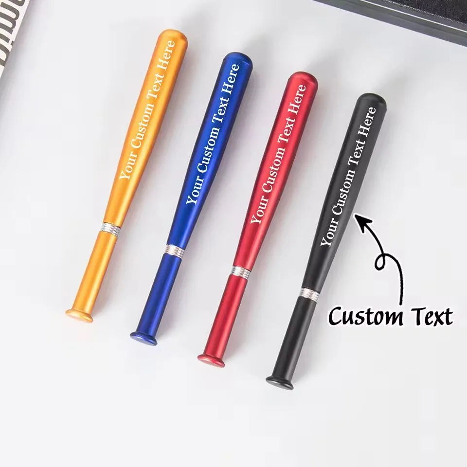 20 Pcs Custom Baseball Bat Shaped Ballpoint Pen Personalized Pens Suitable for Engraving Names  Gift Party School Business