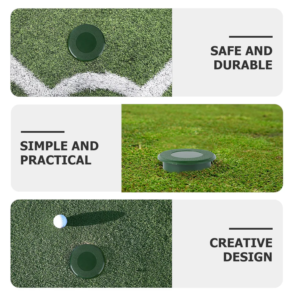 

3Pcs Golf Putting Cup Cover Easy Install Disassemble Protective Golf Training Accessories Golfs Hole Cup Cover