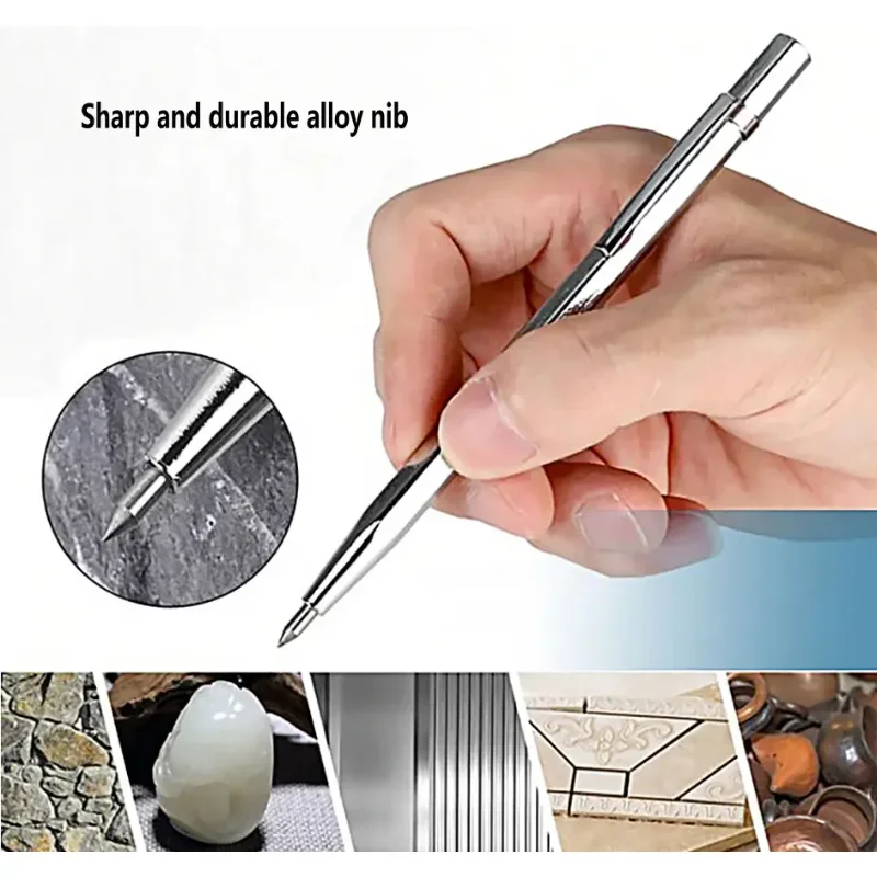 

Metal Plate Glass Marker Lettering Pen To Cut Hard Tiles Glass Tungsten Steel Cutter Metal Stone Aluminum Engraving Tools