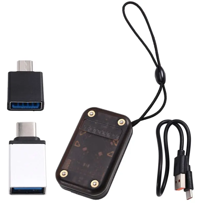 FULL-Chameleon V2.0 RFID Smart Chip Reader Emulator Duplicator+ 5XUID Keychain/CUID Card 125K 13.56M Decoding Functionality