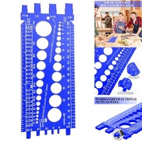 Nut Bolt Thread Gauge Checker Bolt Size And Thread Gauge  Bolt And Nut Identifier Plastic Bolt Nut Thread Measure Gauge 2PCS