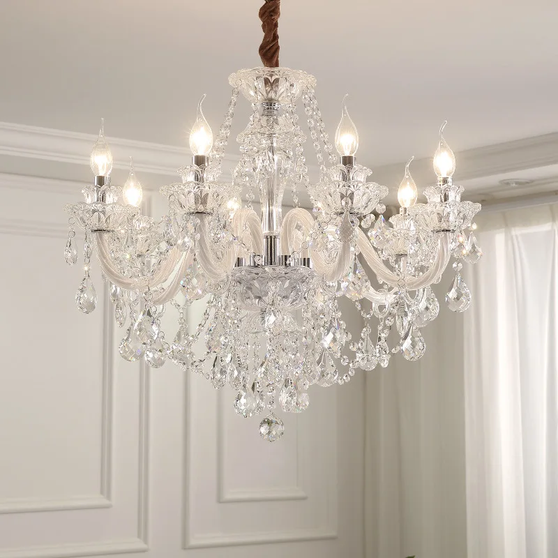 

Modern Luxury Crystal Wedding Cand Chandelier Ceiling Light,Home Decor Dining Room Pendant Lamps,For Living Room,,Bedroom,Lustre