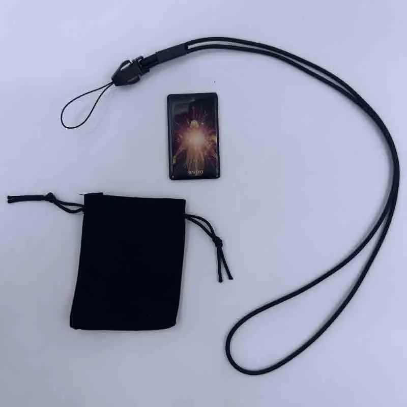 AIBAOTONG Terahertz Card with Silicone Cable, Power Card with Chip, Purple Color, Starry, New Version Me, 7.0