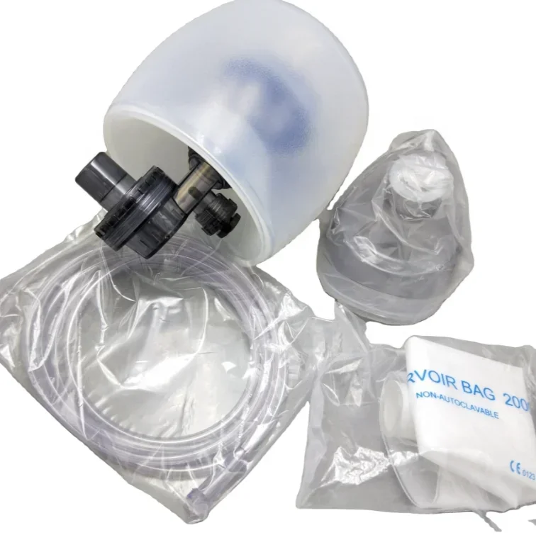 Silicone ambu bag manual resuscitator kit 280/550/1500ml fast shipping