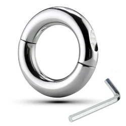 Edelstahl Penis Ring Ball Stretcher Verzögerung Anhaltende Metall Cock Ring Erotische Sex Shop Hodensack Zurückhaltung Ringe Sex Spielzeug für Männer