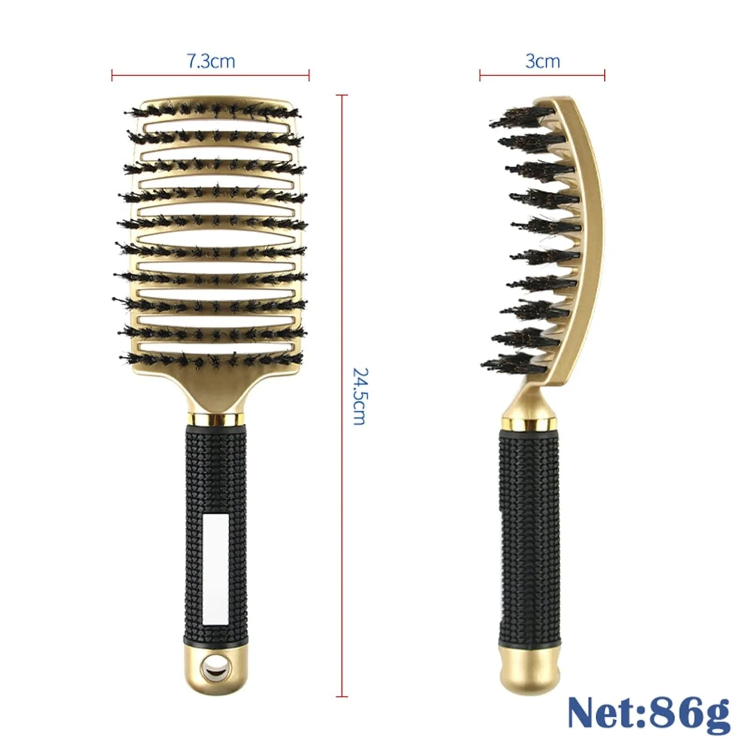 Salon Hairdressing Hair Brush Women Wet Massage Comb Bristle Nylon Hairdressing Hairbrush Wet Curly Hair Styling Tools