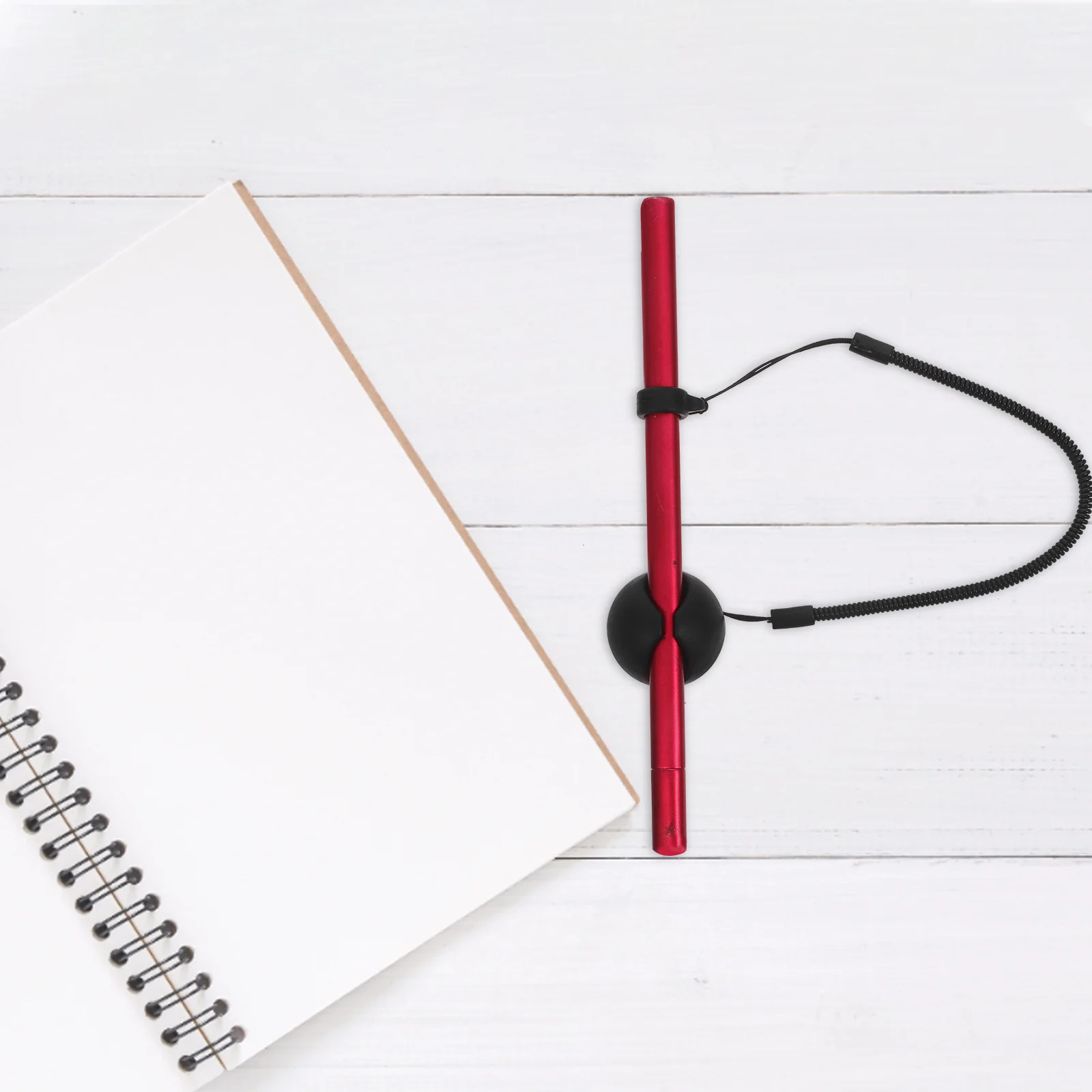 

2Pcs Elastic Retractable Tether Lanyard for Ballpoint Pens Anti-Lost Pen Holder Strap with Silicone Ring for Desk Tablet