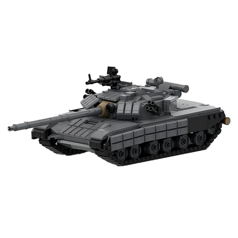 High-tech Tracks Armored Cars T-64BV Military Main Battle Tank MOC Building Blocks Weapon Model Kid\'s Bricks Toys Xmas Gifts