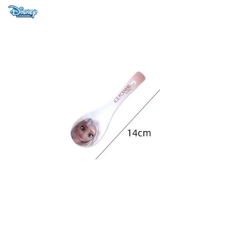 Disney Frozen Ceramic Tableware Princess Elsa Ceramic Spoon Chopsticks Children's Household Tableware  Kitchen Tableware