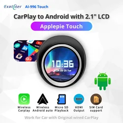 EXPLOTER ApplePie Touch CarPlay AI Box for OEM Wired Apple Carplay, 2.1