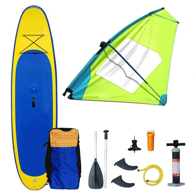 3.0 4.0 5.0 Wind Surfing With Monofilm X-ply Polyester Sail With Aluminum Glass Fiber Carbon Fiber Mast Red Green Black