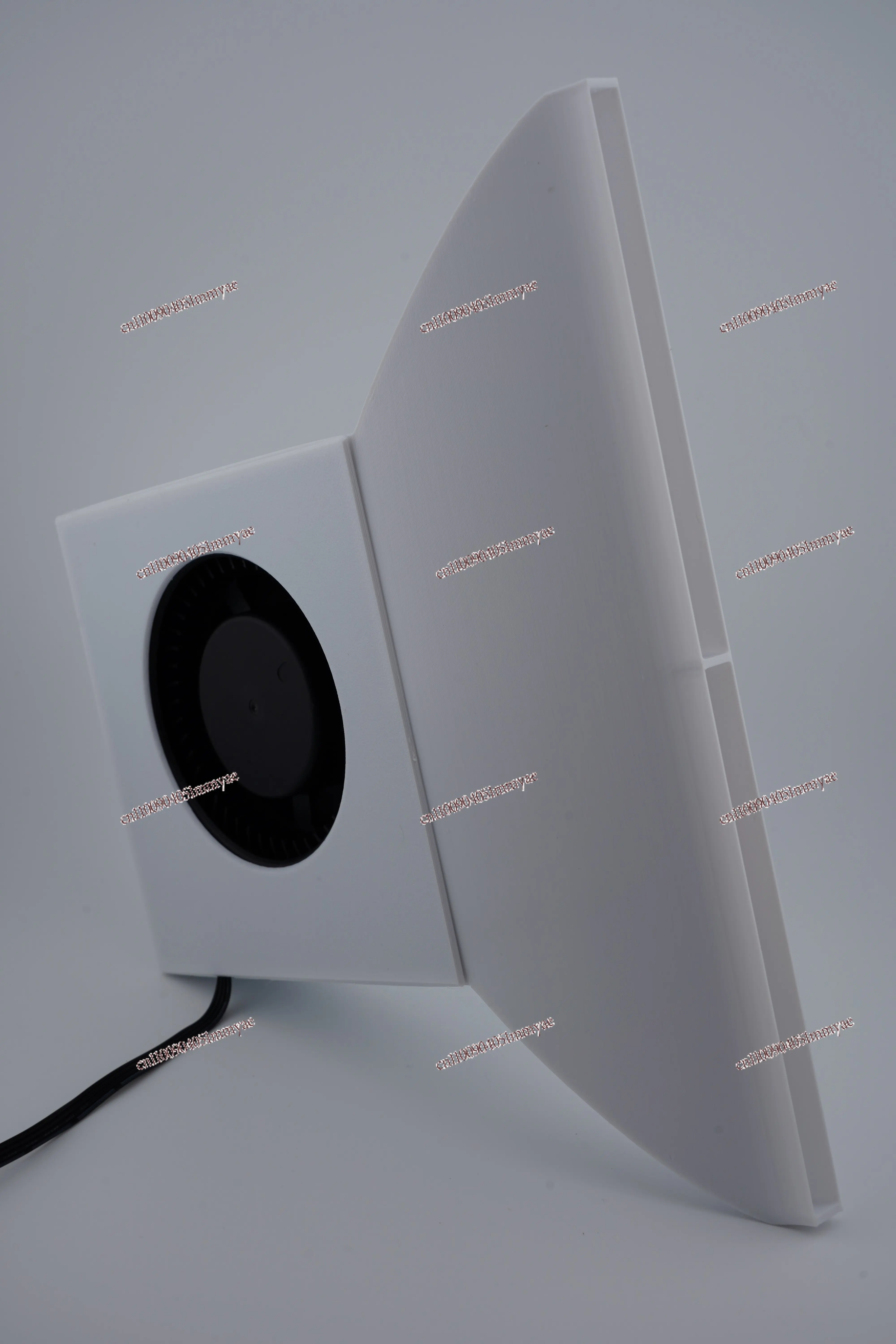 Intelligent temperature control self-start and stop PWM speed regulation turbine fan weak current box