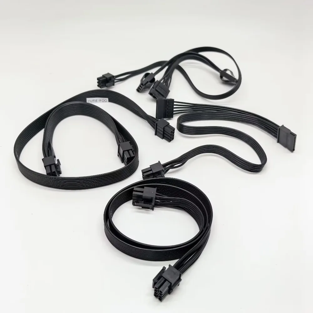 8/6 pinos para gpu8 (6 + 2) pinos cpu8pin (4 + 4 pinos) sata ide molex cabo de alimentação para silverstone SFX-L 450w 500w 600w 650w módulo de alimentação