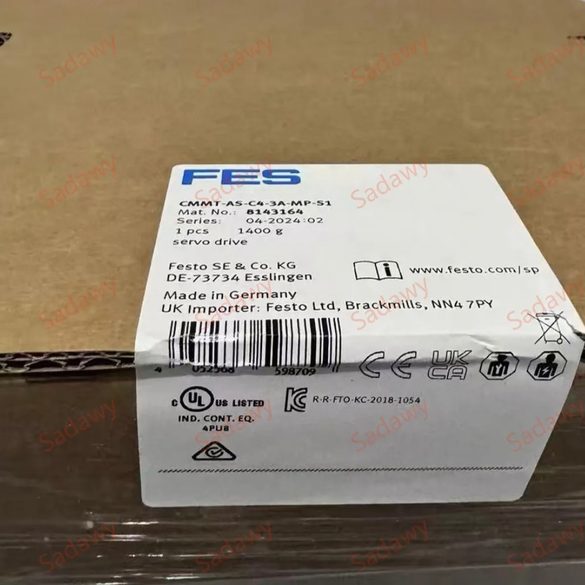 Fe-sto مستعملة وجديدة الأصلي CMMT-AS-C4-3A-EC-S1 5340820 CMMT-AS-C4-3A-MP-S1 8143164 CMMT-AS-C4-3A-PN-S1 5340815 محرك سيرفو