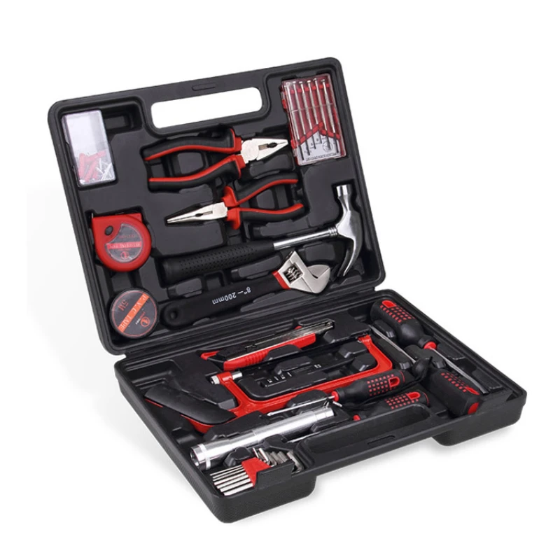 32-piece Toolbox Dual-purpose Car Repair Tool Set Portable Multi-function Professional Mechanical Toolbox Household Supplies