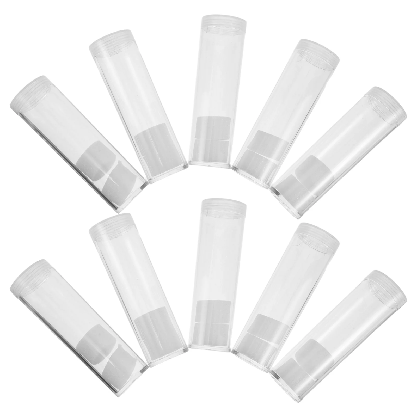 

2 Pcs Clear Plastic Coin Storage Cases 27mm Coin Capsules Display Cases Coin Storage Tube Coin Collection Box