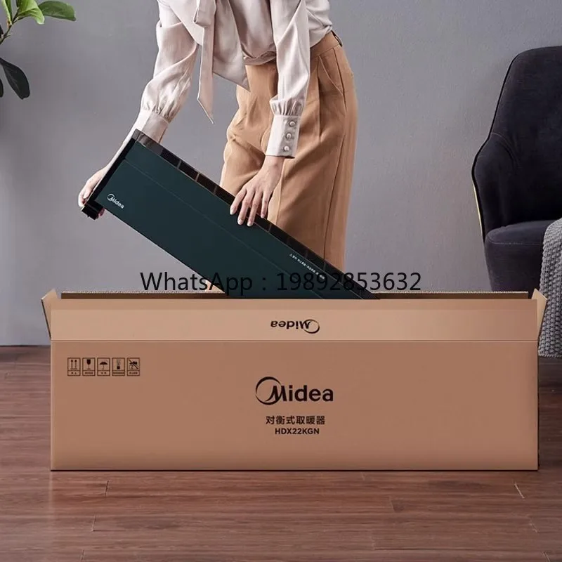 ZZ Baseboard Heater Electric Heater Household Waterproof Bathroom Electric Heater Winter Living Room Warm Air Blower