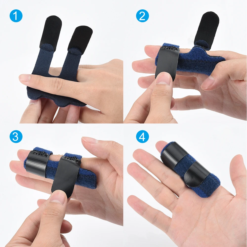 1Pcs Trigger Finger Splint Supports Brace For Thumb Pinky Breaks Fractures Bent Hands Arthritis Pain Locked Mallet Corrector