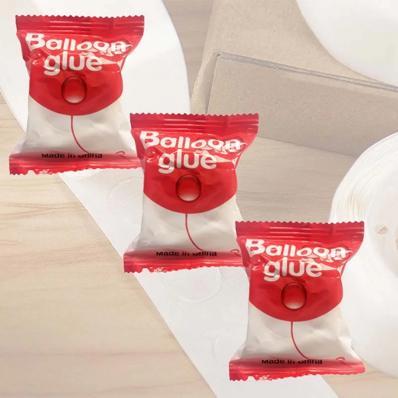 Verwijderbare transparante lijmstippen dubbelzijdige kleefsticker voor ballonnenboog fotodecoratie verjaardag bruiloft feestbenodigdheden