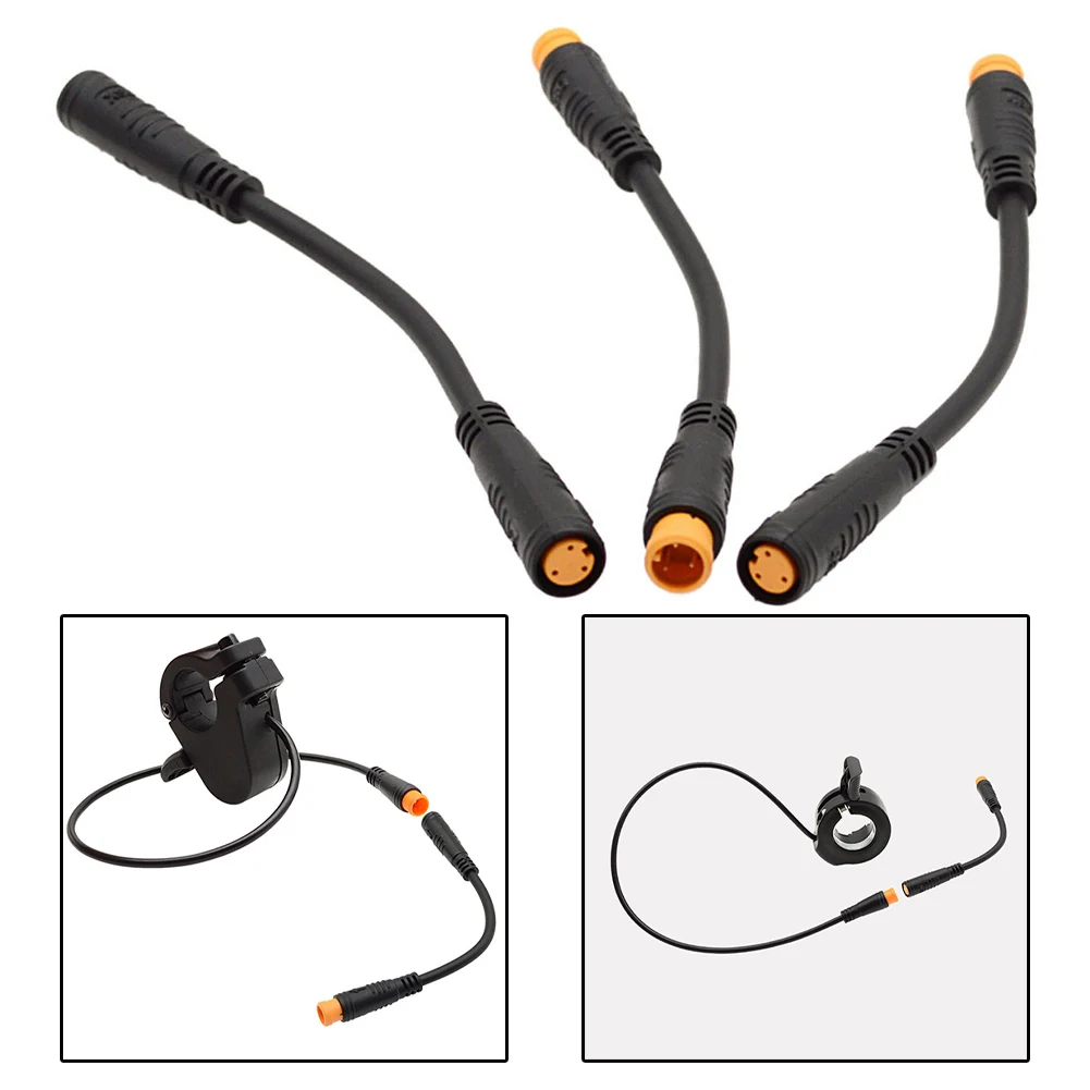 Electric Bicycle Extension Wire 3 Pin Sensor Thumb Throttle Waterproof Extension Cable For BAFANG Cycling Accessories - Image 5