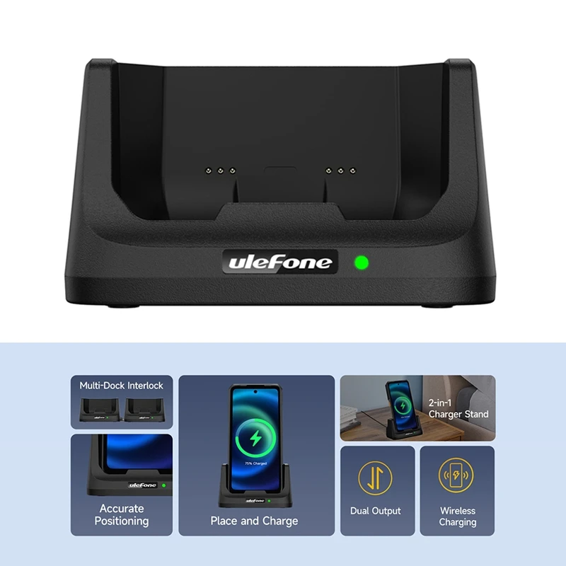 Ulefone UAS22 33W Desk Charging Dock Fast Durable Charging Station For Ulefone Armor 26 Ultra