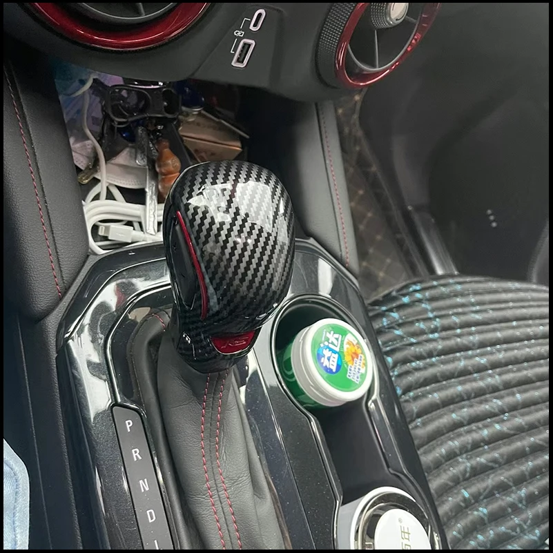 

For Chevrolet Blazer 2020~2023 Interior Gear Shift Lever Knob Handbrake Cover Sticker Trim Car Styling Auto Accessories