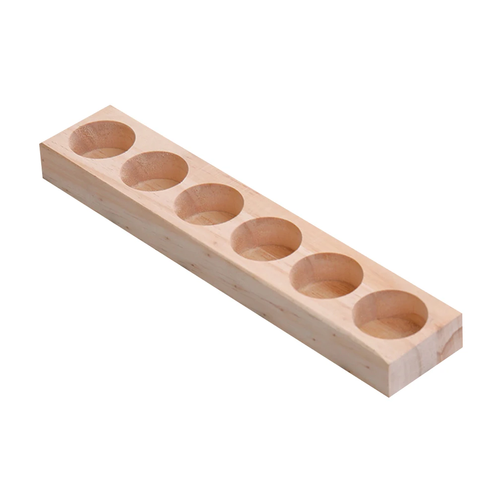 

Solid Wood Essential Oil Storage Box Desktop Desktop Storage ganizer ganizer Nail Polish Display Aromatic Bottle Rack