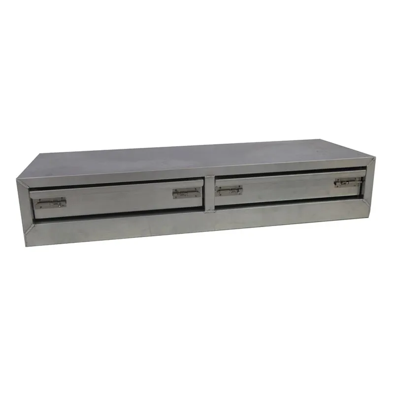 Custom Aluminum Drawer 1220mm Aluminium Toolbox Canopy Camper Tool Box Drawer Unit 1400D with Heavy Duty for Storage