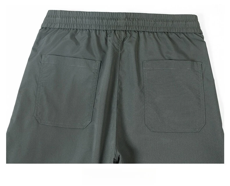 Pantalon Cargo ample à jambe droite pour hommes, Style militaire Vintage, vêtements de travail fonctionnels à taille élastique avec plis 3D, M-5XL