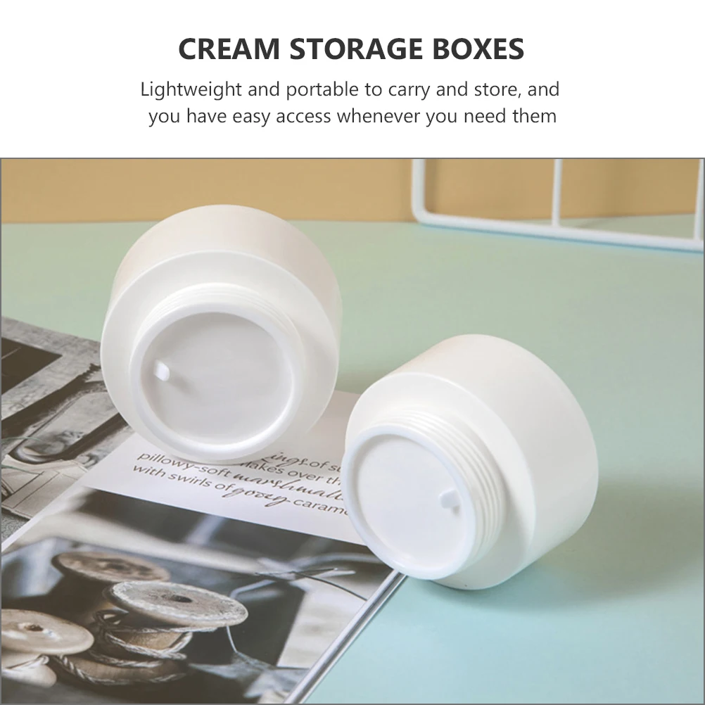 

10pcs Cream Sample Jar Travel Size Leak Proof Container Refillable Skincare Bottle for Foundation Ointment Matte Cream