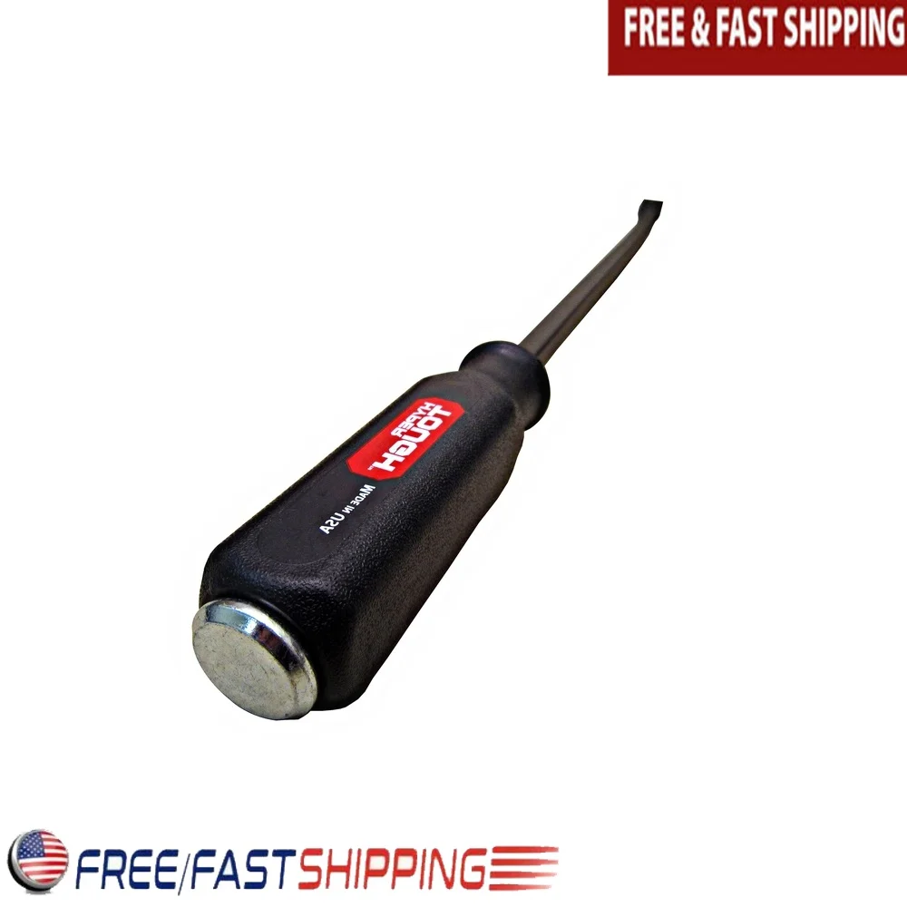 

17 Inch Steel Pry Bar Tool with Metal Striking Cap Heavy Duty High Carbon Steel Ergonomic Handle Rust Resistant Wrecking Bar