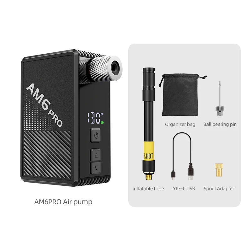 

CYCLAMI AM6 Pro мини портативный велосипедный насос перезаряжаемый воздушный насос 130PSI велосипедные аксессуары для велосипеда Schrader Presta шины