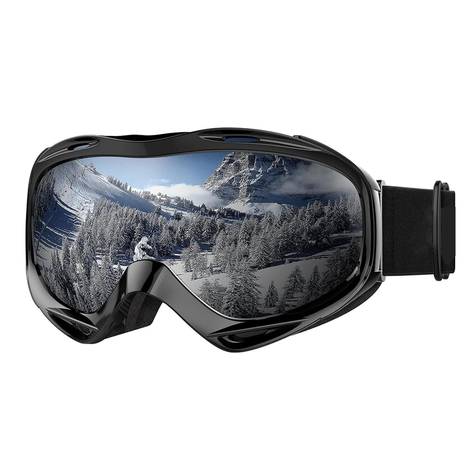 Adult Ski Snow Goggles Over Glasses Snowboard UV Protection Snow OEM Custom Fog Protective for Men Women With Glasses Case