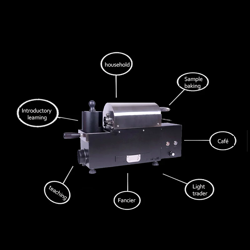 เครื่องคั่วกาแฟ Tk-200เครื่องคั่วเมล็ดกาแฟไฟฟ้าความจุ100-200กรัม