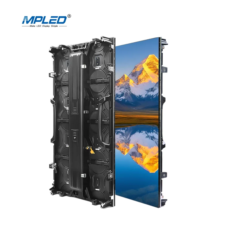ZJZ MPLED Rental Led Display 500x1000 New Design P3.91 Outdoor Led Panel Video SMD 3 in 1 Creative Splicing Solutions