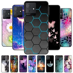 For Cubot Note 50 Case Cubot Note50 Cool Painted Silicone TPU Soft Cover for Cubot Note 50 Cases Black Protective Phone Shells