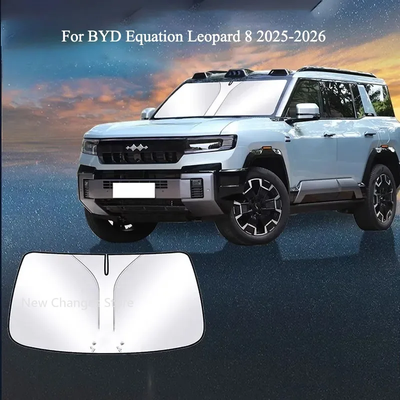 

For BYD Equation Leopard 8 2025-2026 Sunshades UV Protection Curtain Sun Shade Visor Front Windshield Protector Car Accessories