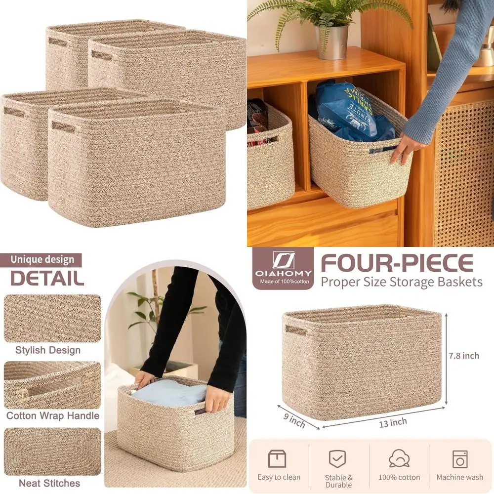 4-Piece Storage Bas…